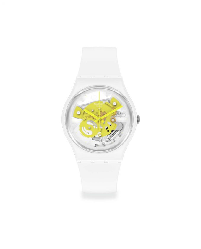 SWATCH TIME TO YELLOW SMALL - SO31W105